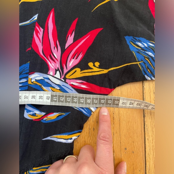 Vintage Tropical/Floral Print Mango Moon Women’s dress Size Small - Picture 9 of 12